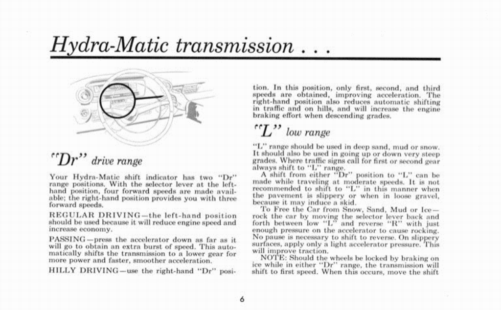 1959 Cadillac Owners Manual Page 7